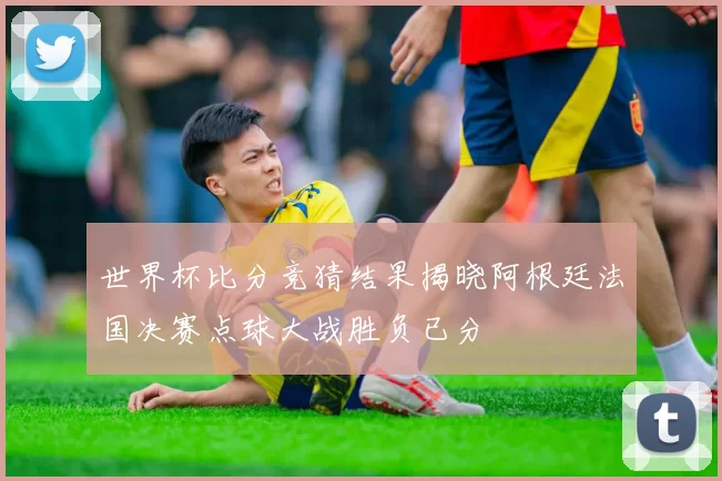 世界杯比分竞猜结果揭晓阿根廷法国决赛点球大战胜负已分